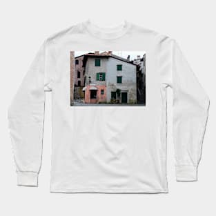 Buildings in Grado Long Sleeve T-Shirt